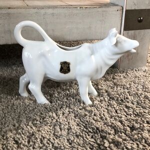 Gerold Porzellan Bavaria West Germany white porcelain Cow Creamer Vintage